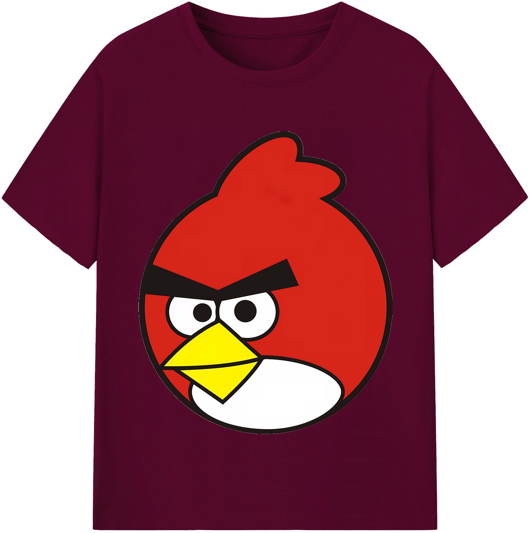 （画像用） Angry Birds アングリーバード レディースカジュアルプリントTシャツ（綿100％）